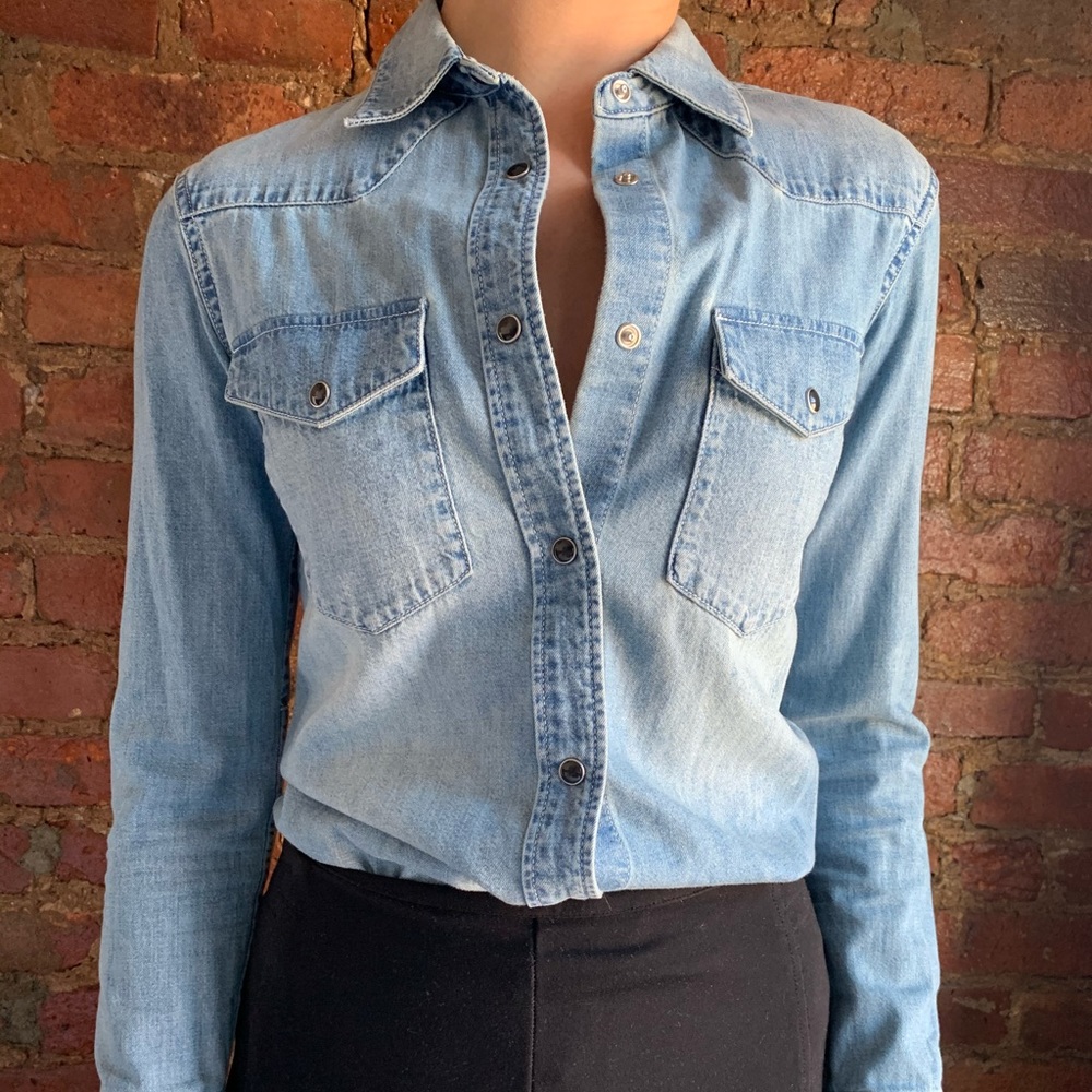 rag & bone denim shirt